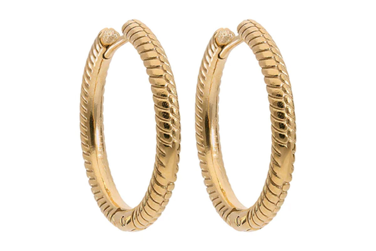 Aretes Perosa Big 25 mm - Imagen 2